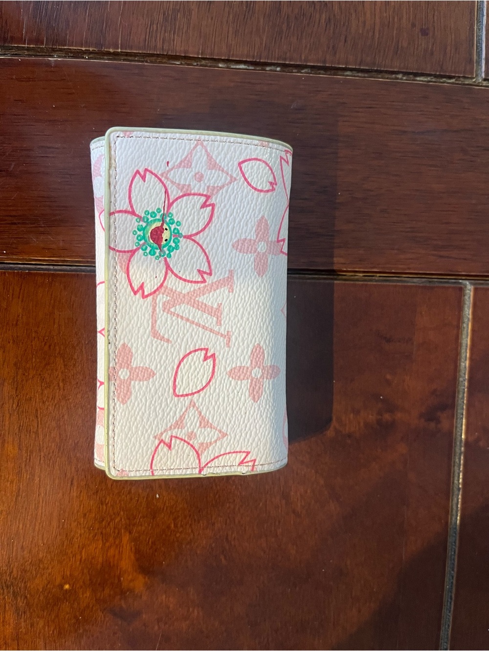 💕 Rare Louis Vuitton Takashi Murakami cherry blossom Key & Card Holder